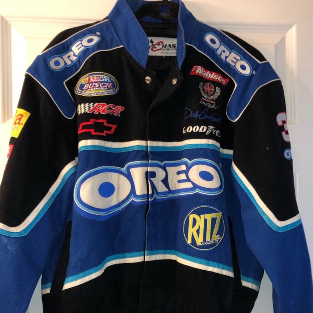 Vintage Oreo ritz nutter butter racer jacket